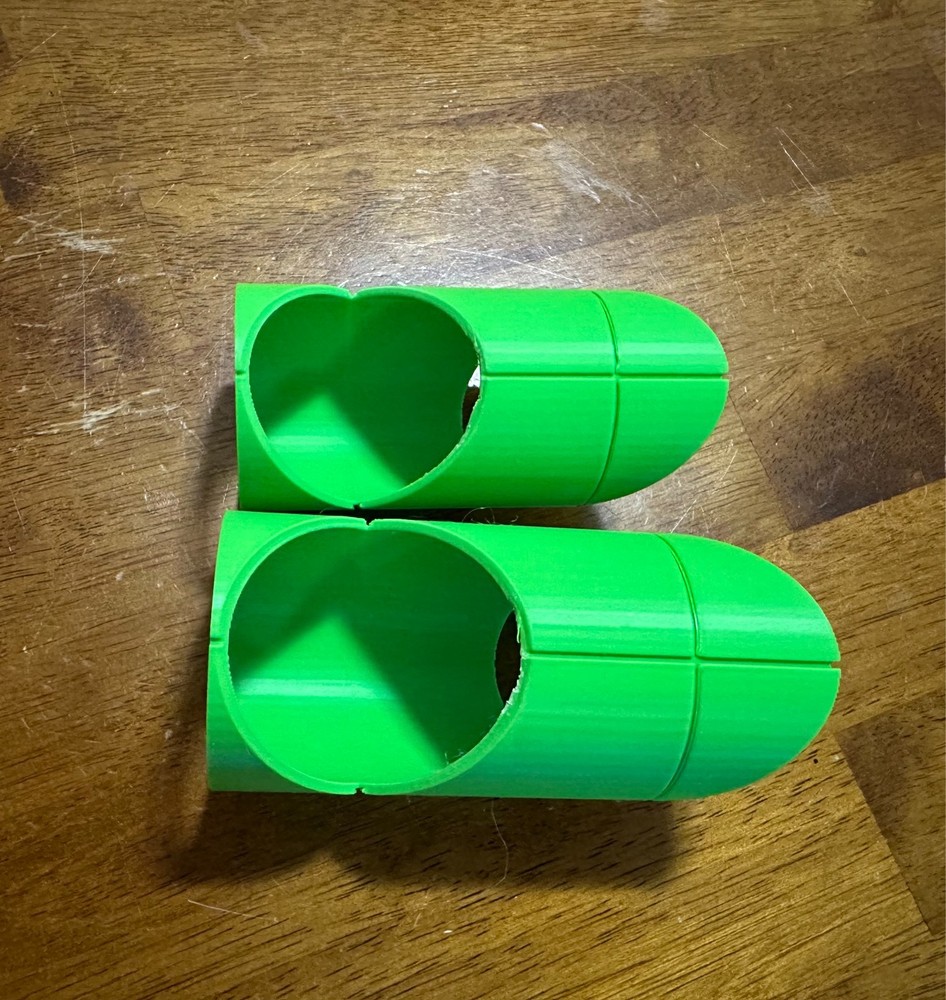Two Pipe Insulation Cutting Jig / Lagging Tool (1/2 inch, 3/4 inch)
