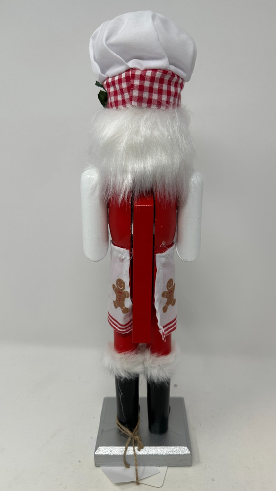Christmas Gingerbread Baker Nutcracker Soldier, Chef Nutcracker, NEW, 15"