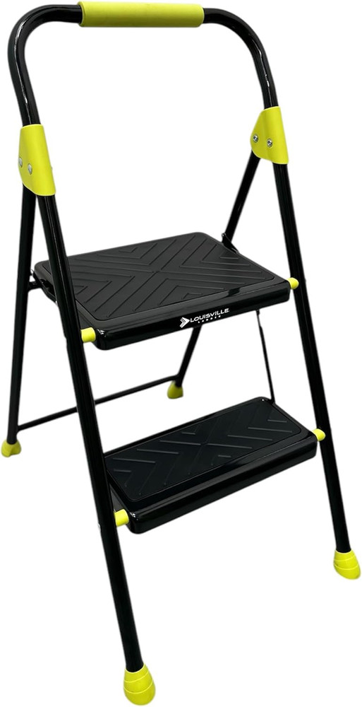 Qwik Step 2 Step Ladder, Step Stool with Anti-Slip Step, 375Lb Load Capacity, L-