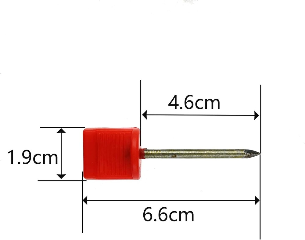 Sturdy Archery Target Pins - 6.6cm Durable Clips for Reliable Performance