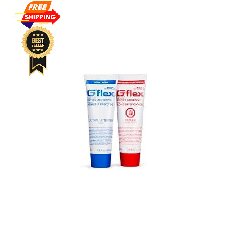 West System 655-8 G/flex Epoxy Adhesive, two 4.5 fl oz., Single Pack, White