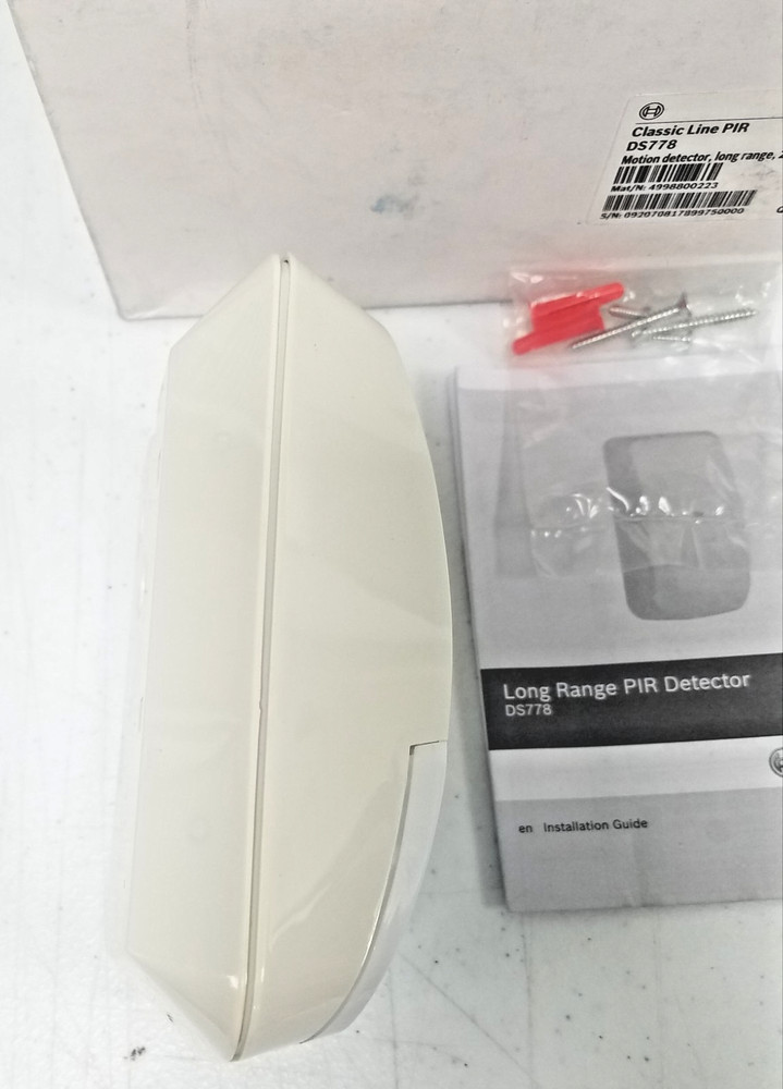 Bosch Classic Line PIR DS778 Motion Detector Sensor, Long Range 200Ft. NOB