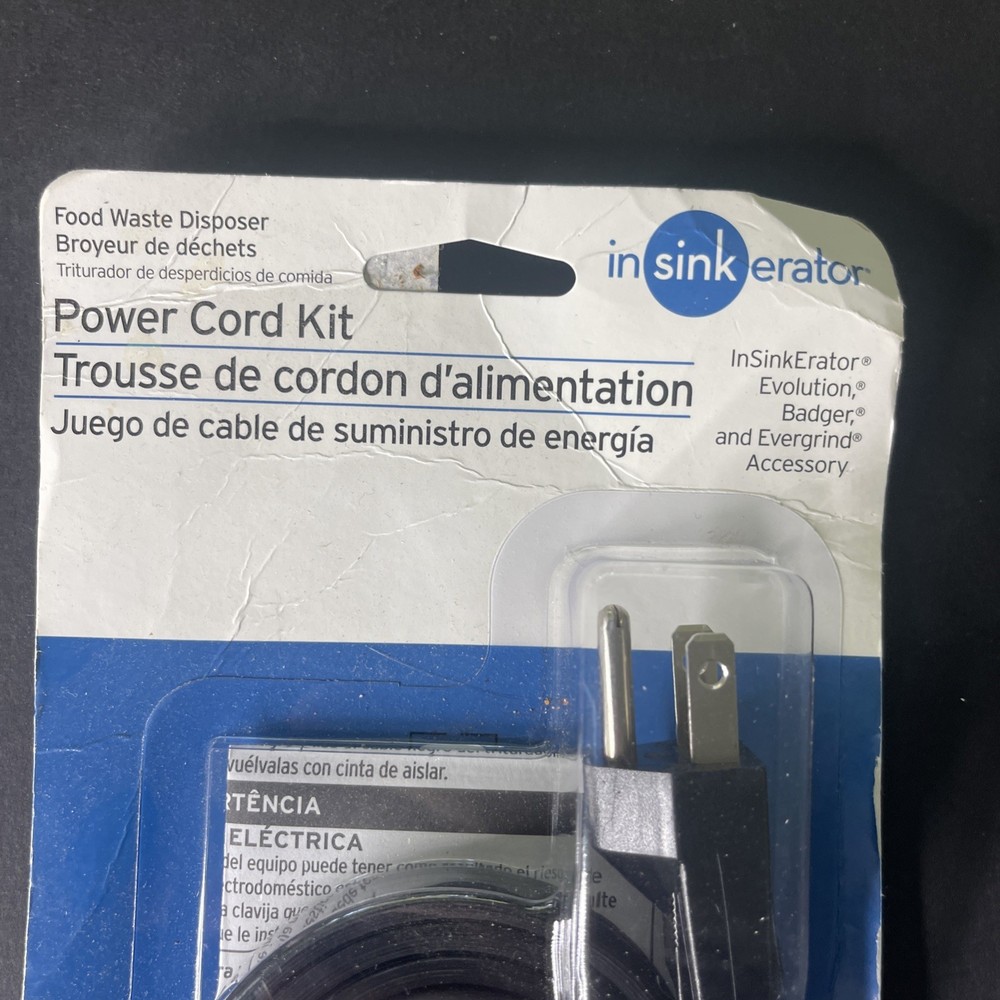 InSinkErator Power Cord Accessory Kit for InSinkErator Garbage Disposals-CRD-00