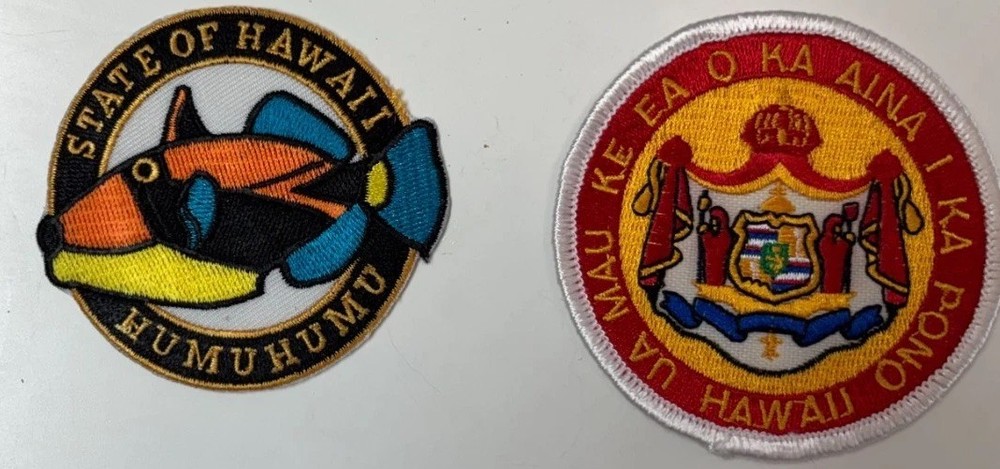 Hawaii - State Patches - Iron or sew on.......