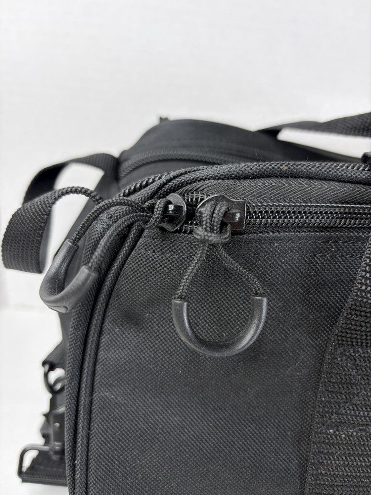 Midway USA Range Bag 15x8x8 Lockable Zippers Shoulder Strap