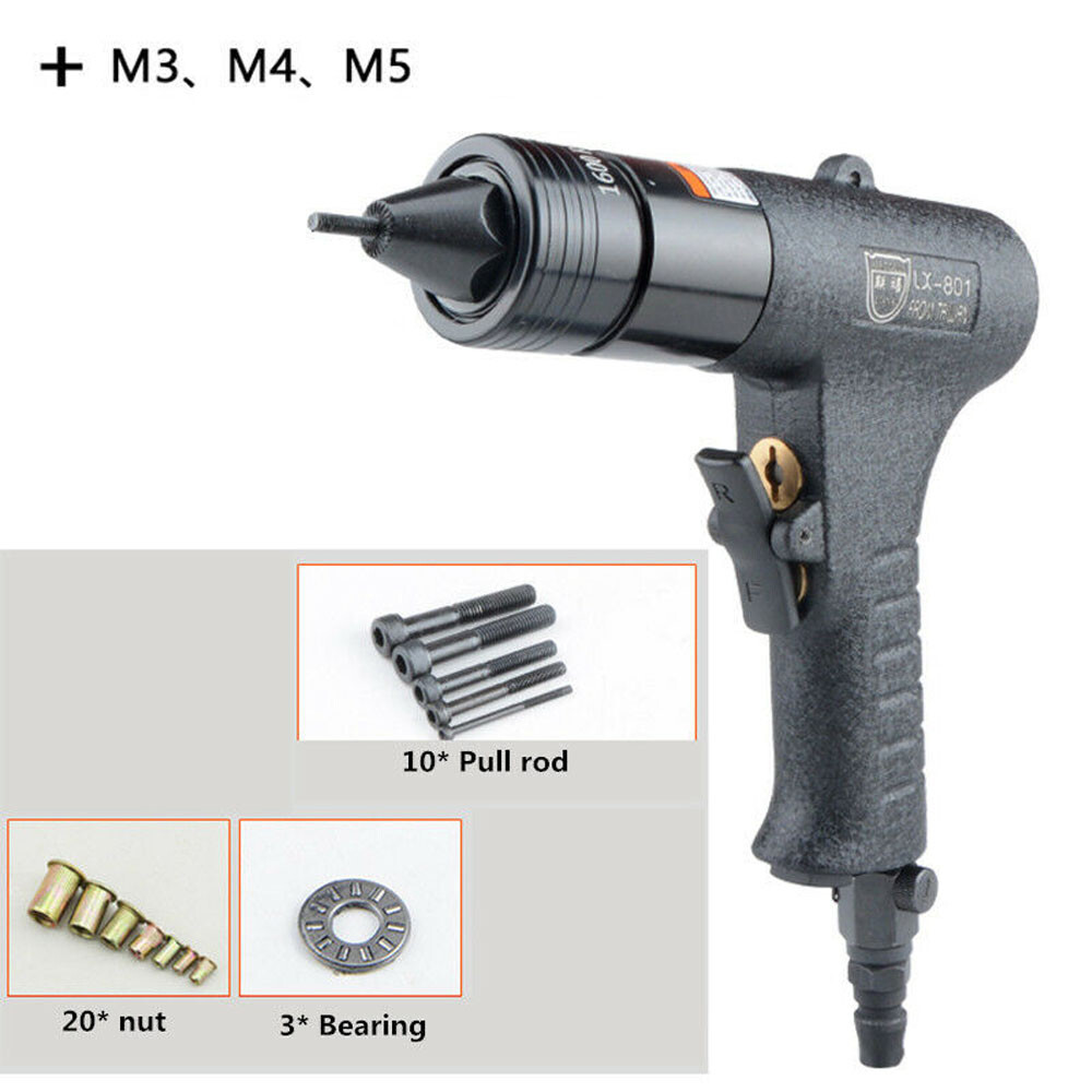 Pneumatic Riveters Pneumatic Pull Setter Air Rivets Nut Gun Rivet Gun M3 M4 M5