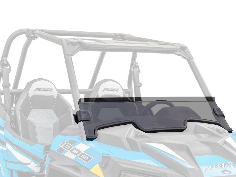 SuperATV Dark Tint Half Windshield For Polaris RZR XP 1000 (2019+)