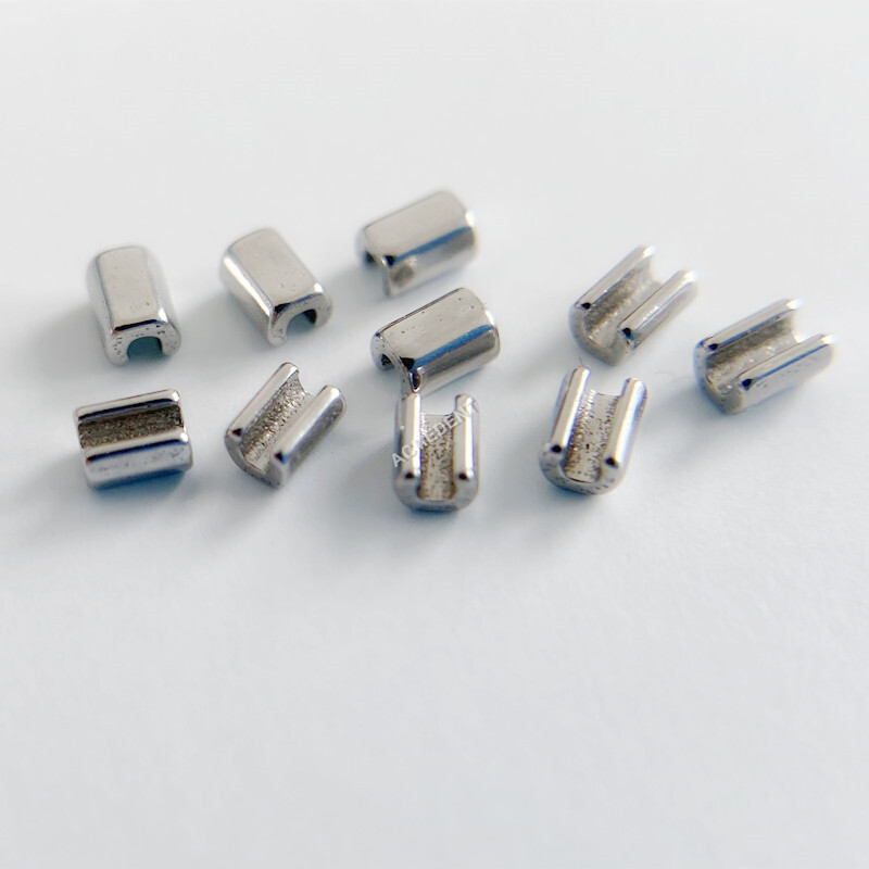 100Pcs Dental Mini Stops Crimpable Stop Hooks Archwire Stopper Closed Open Type