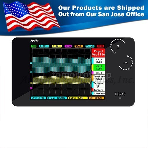 Miniware DS212 1MHz 10MSa/s Sample Rate Smart LCD Digital Storage Oscilloscope