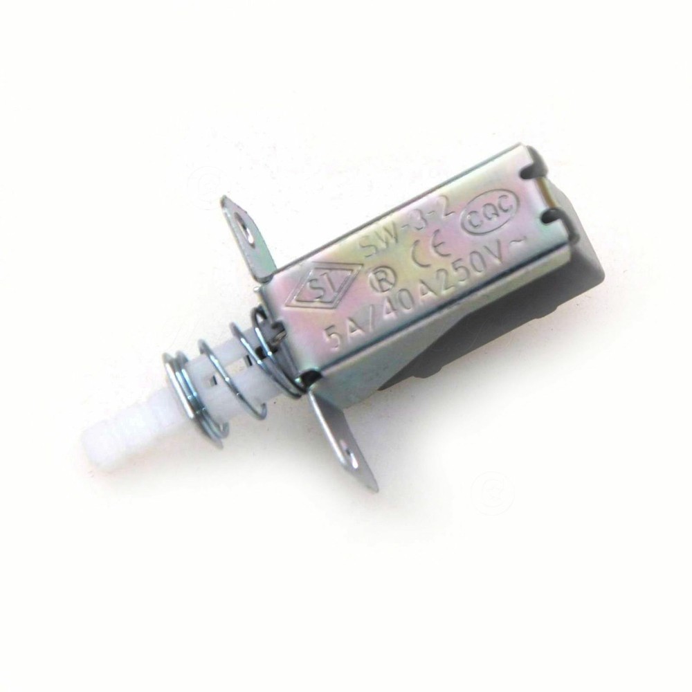 2x Universal Self-Locking Switch 2/3Pins Key Switch For Speaker Range Hood Fix