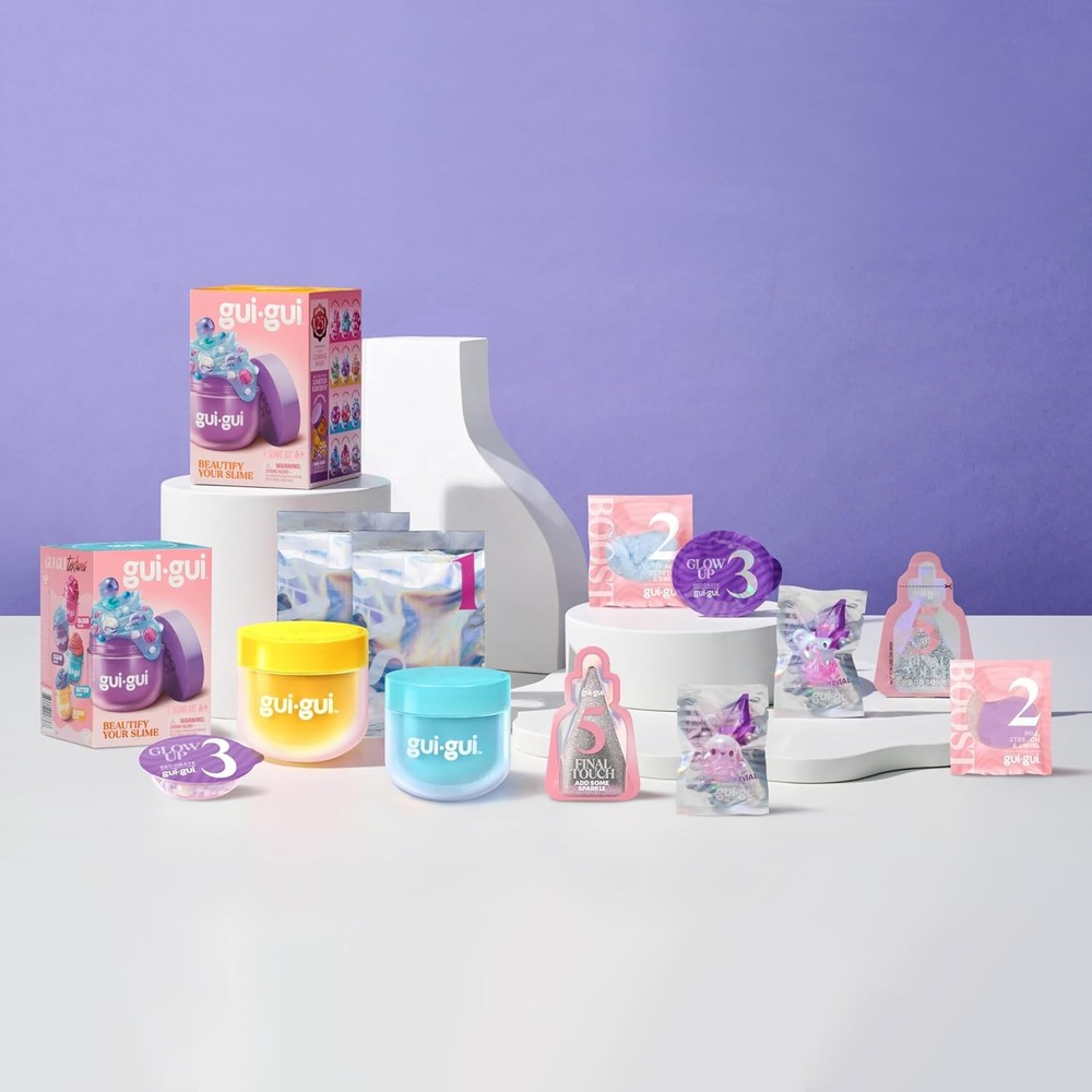 Gui Slime Kit - Scented 2-Pack Bundle, Butter & Cloud, 5 Step DIY...