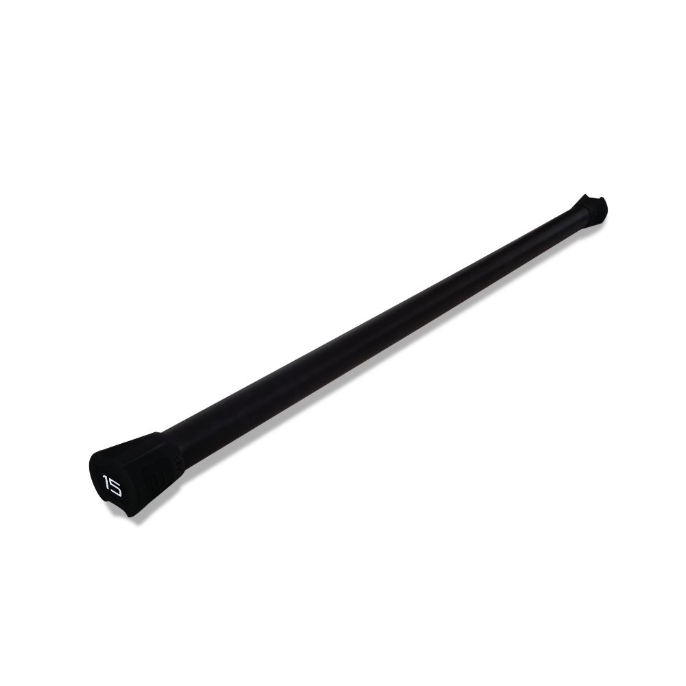Non-Slip Weighted Workout Bar, 15 lb