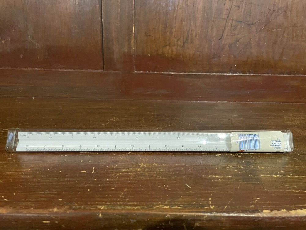 NEW! Sterling 30cm Metric Scale #554 6 Scale Ruler