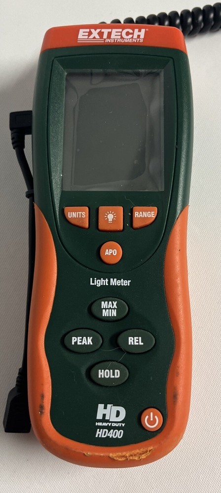 Working Extech Instruments HD400 Heavy Duty Light Meter