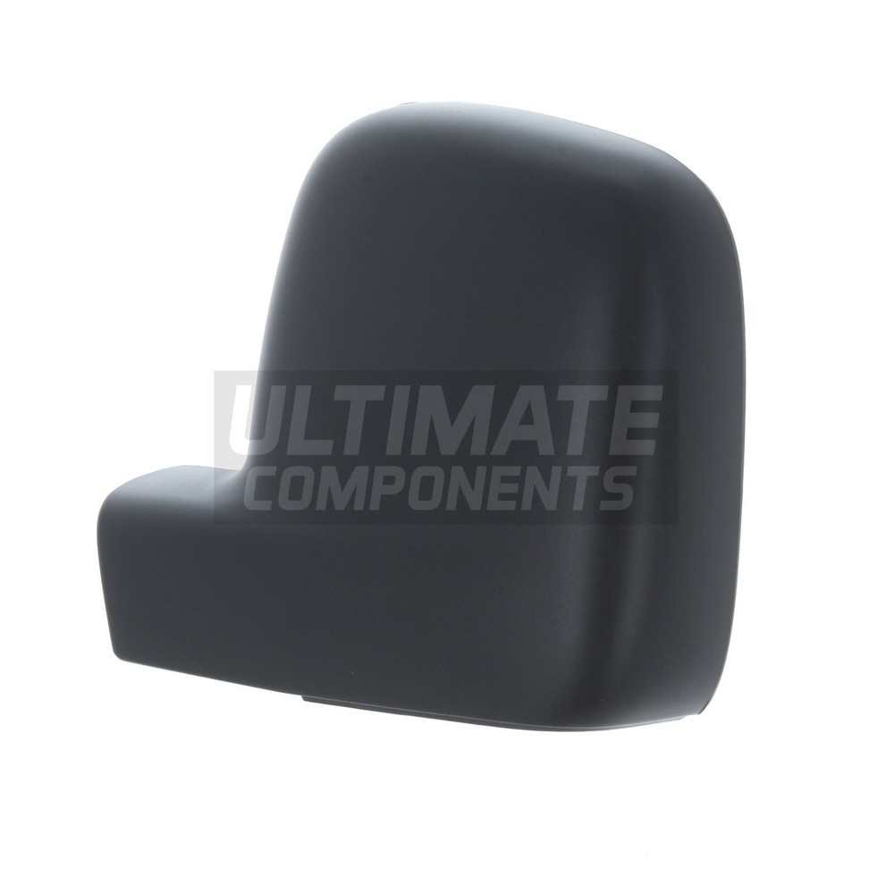 VW Caddy Mk3 Van 2010-2015 Wing Mirror Cover Cap Casing Black Passenger Side