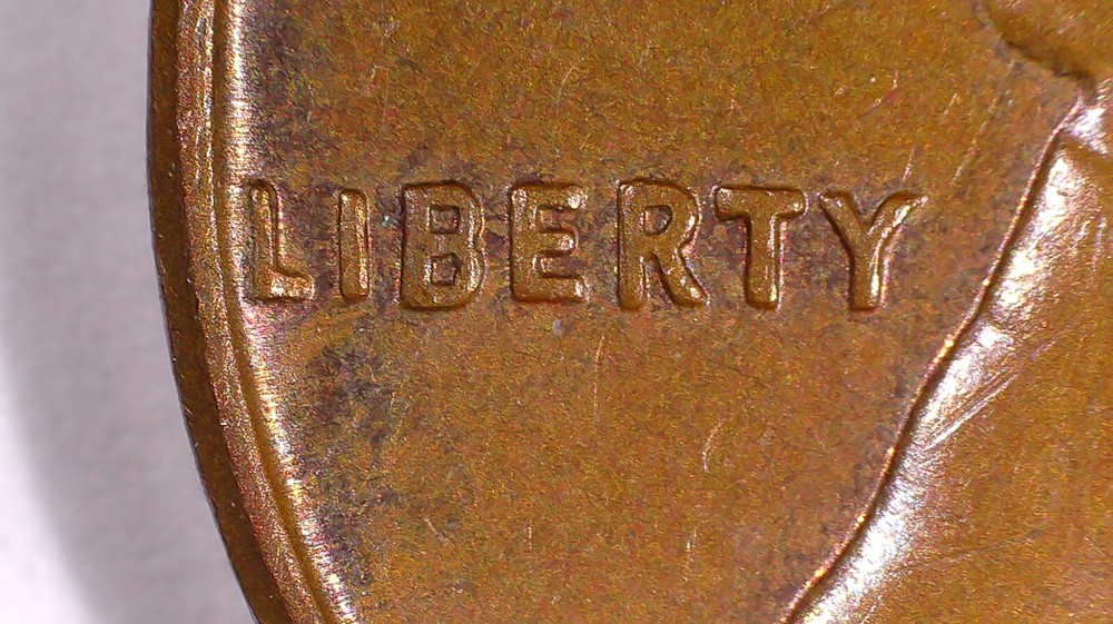 1964 D Lincoln Cent Woodgrain