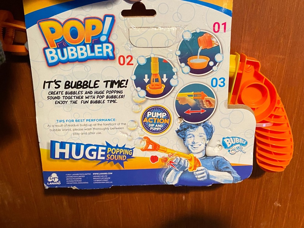 Pop Bubbler - Dip & Pump Bubble Toy *NEW* bb1