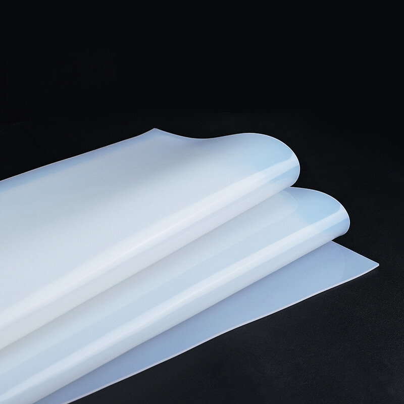 Solid Silicone Rubber Sheet Clear White 0.5mm 1mm 2mm-20mm Thick Various Sizes