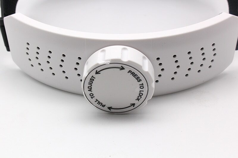 LED Light Magnifying Glass Adjustable Headband Magnifier Interchangeable Lens