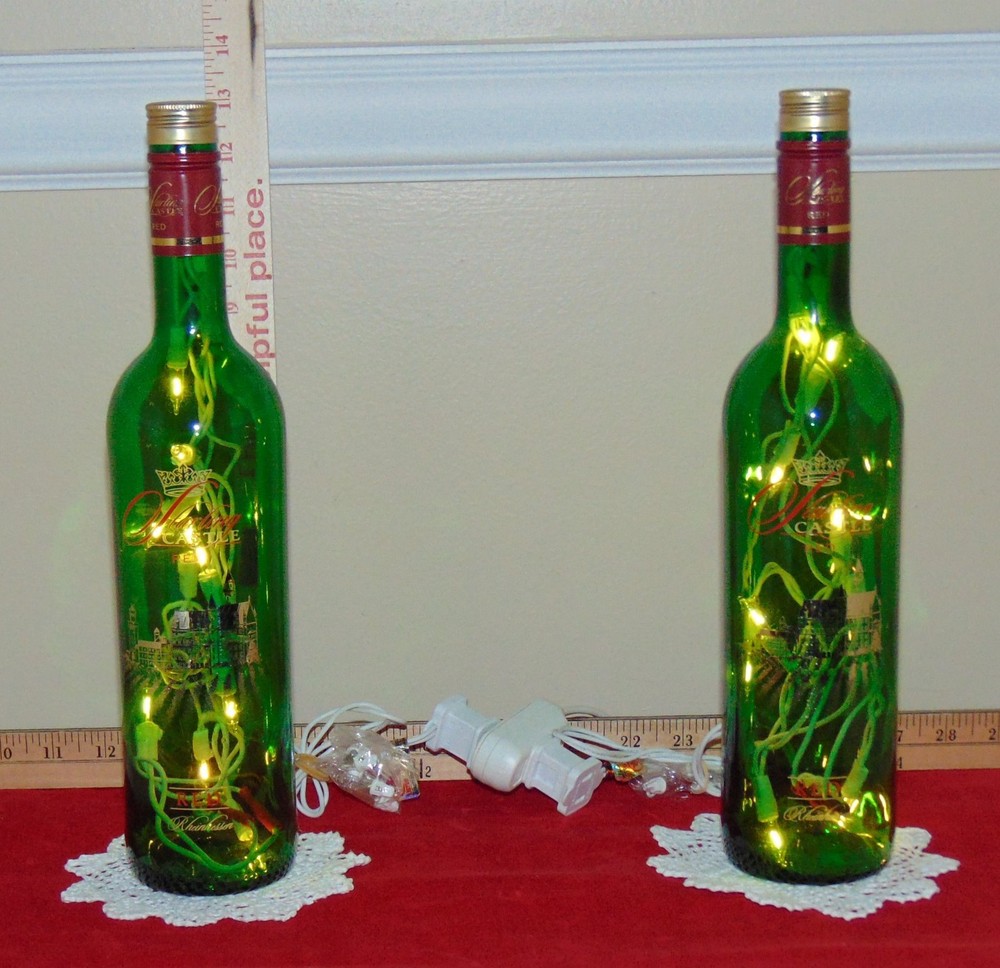 Starling Castle "Red" Bottle Lamp