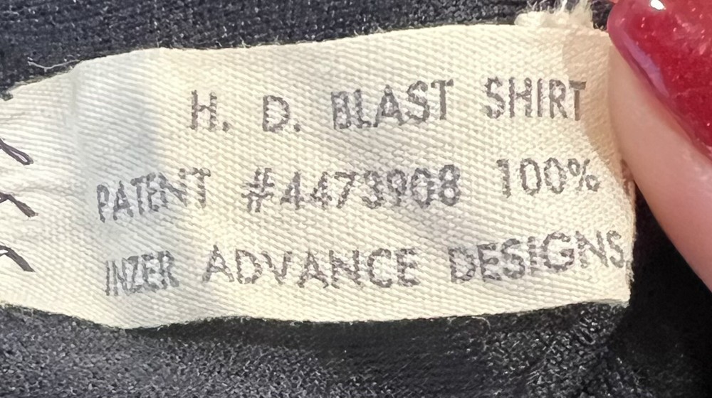 Inzer HD Heavy Duty Blast Bench Press Shirt Double Layer Size 34