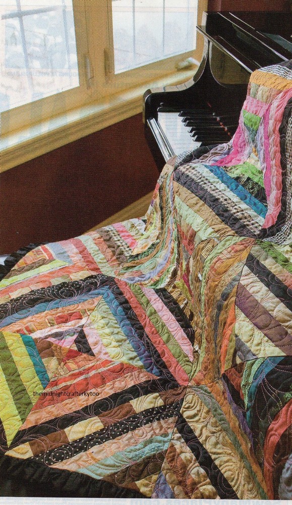 Symphony In Silk Quilt Pattern Pieced BH