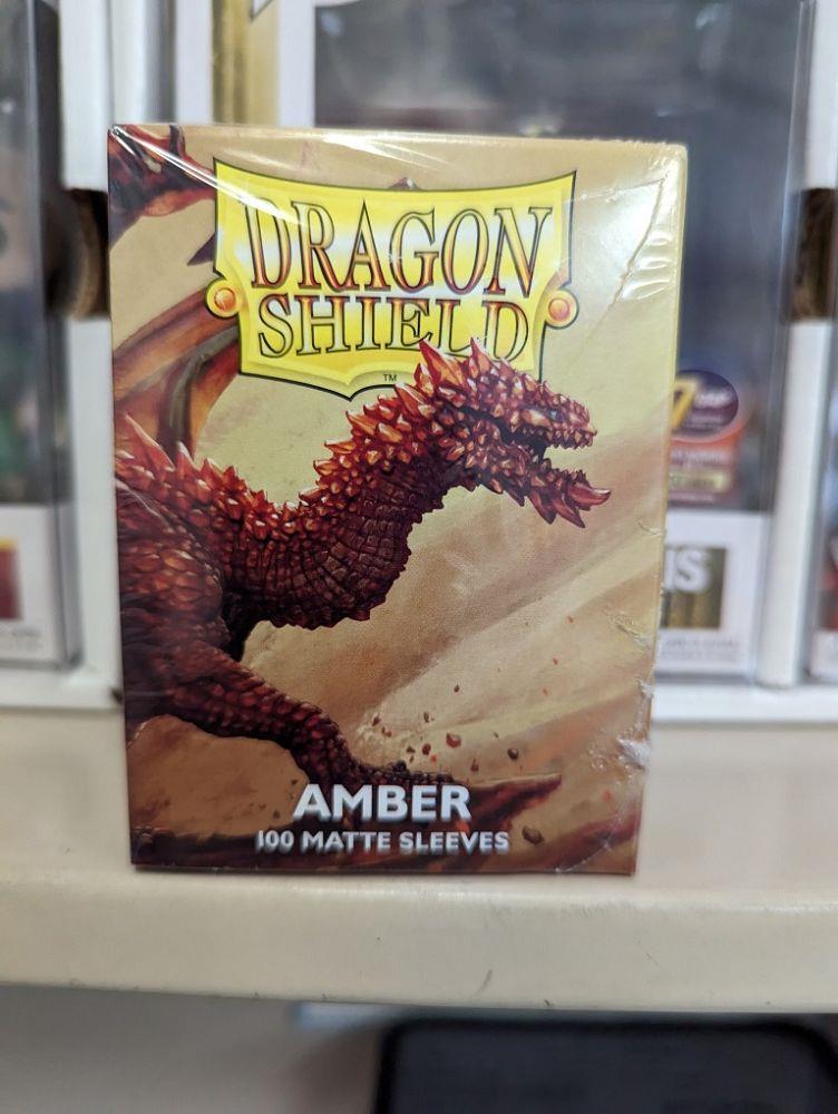 Dragon Shield Matte Amber 100ct