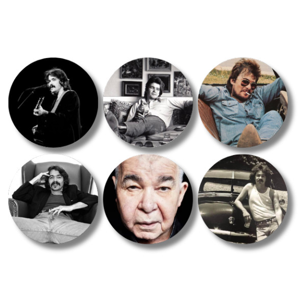 John Prine Button 6-Pack Illegal Smile Lake Marie