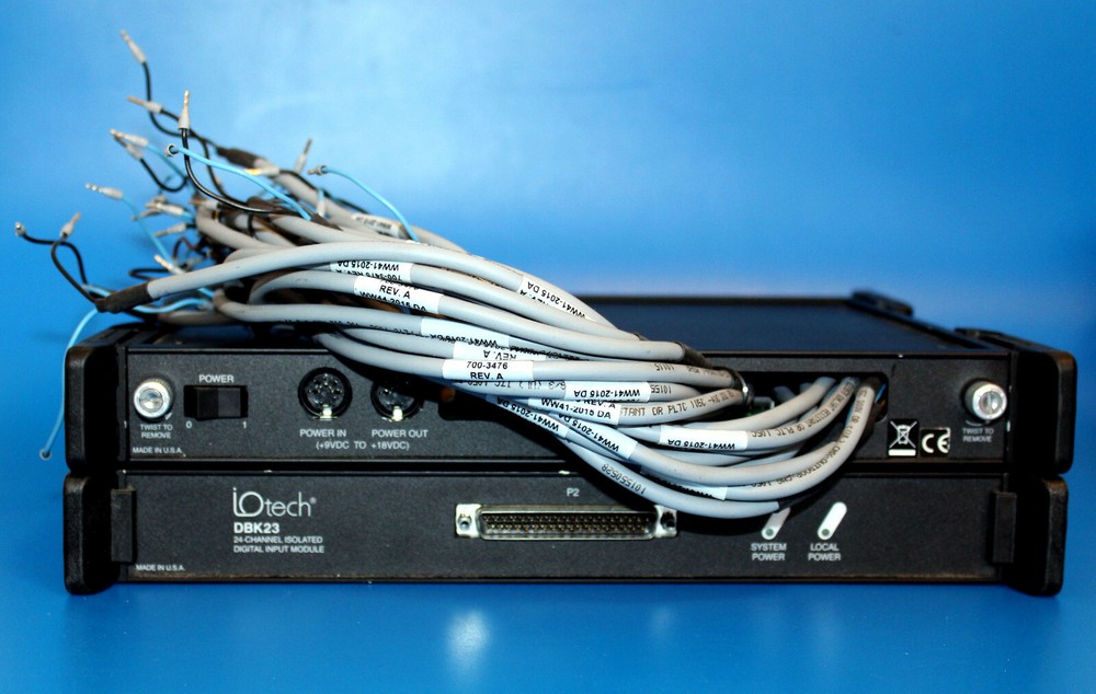 Lot 2 IOtech DBK23 I/O 24-Channel Optically Isolated Digital Input Module