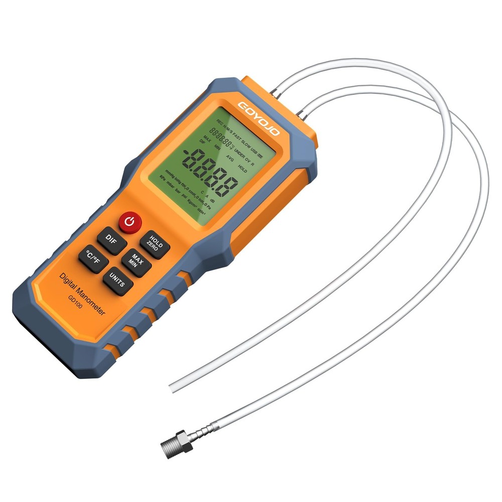 Digital Manometer HVAC Pressure Meter