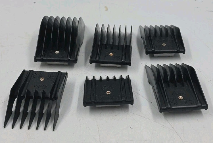 Guide Comb Set for Oster, Andis, & Wahl Clippers (6-Piece)