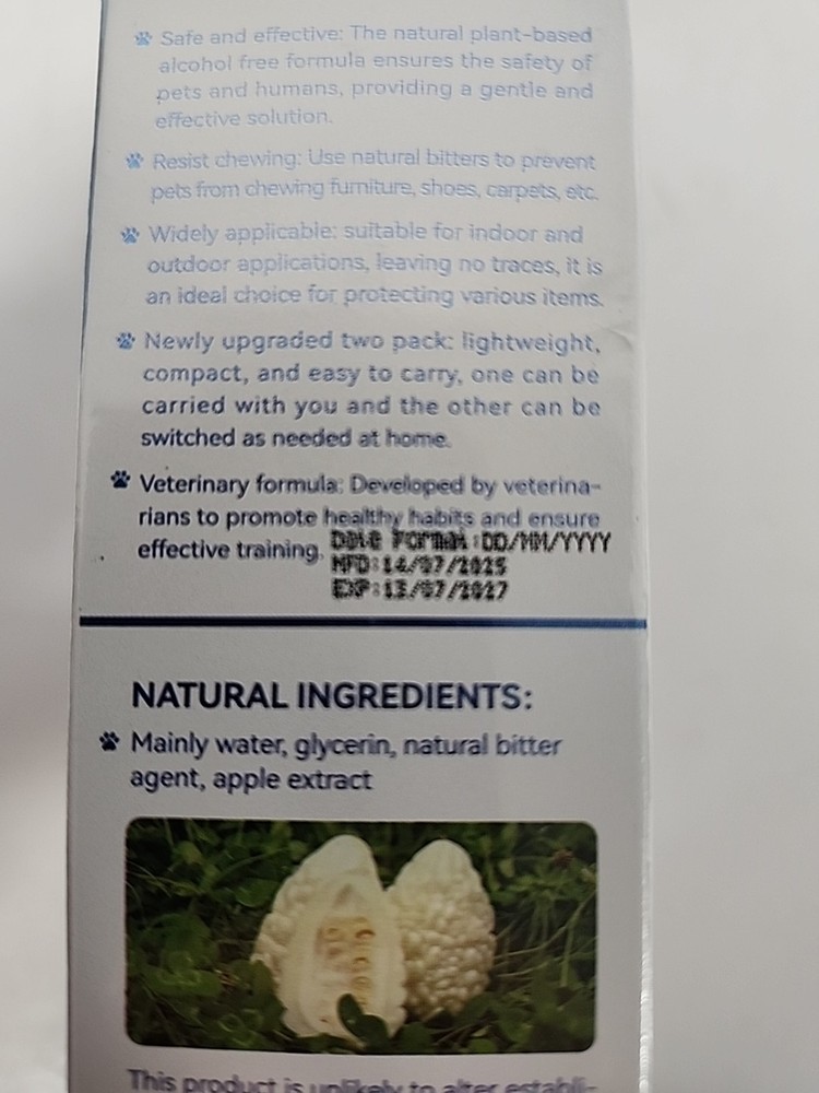 Tedaiou Pet Anti Chew Bitter Spray