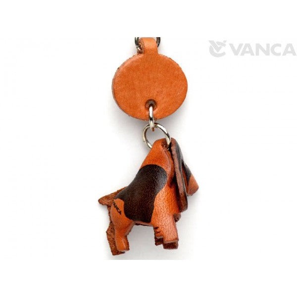 English Springer Leather Dog Keychain