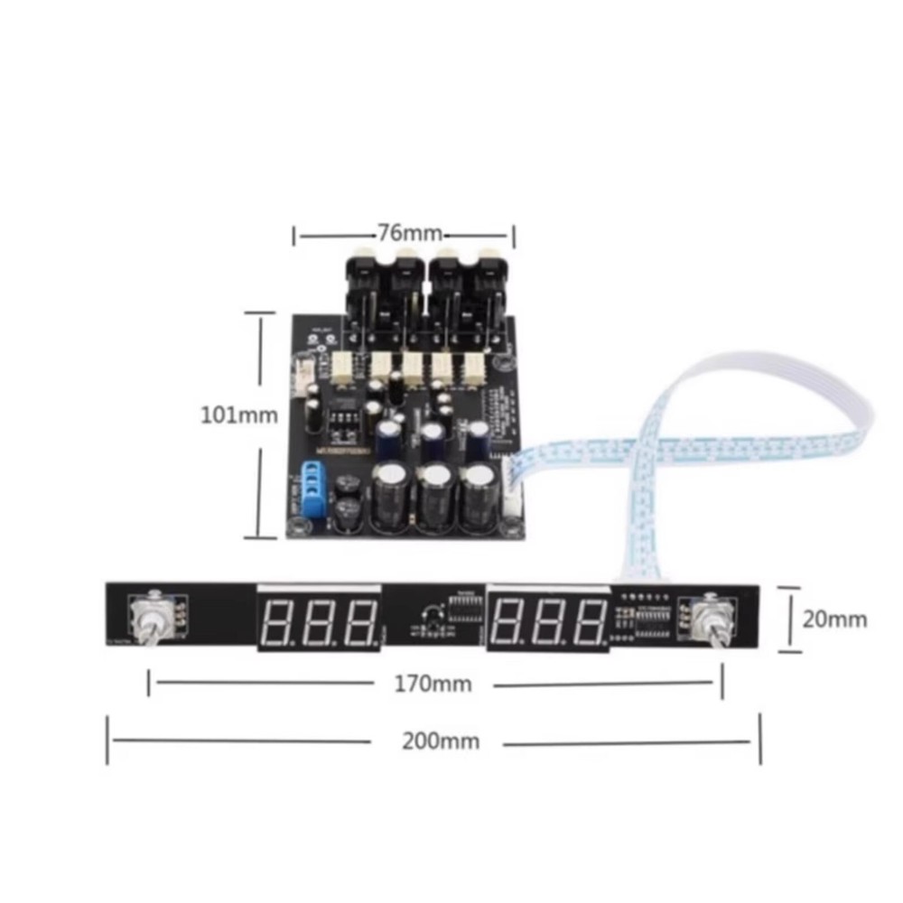 MUSES72320 RCA*4 2.0 Channel Volume Controller Front Board For Home DIY