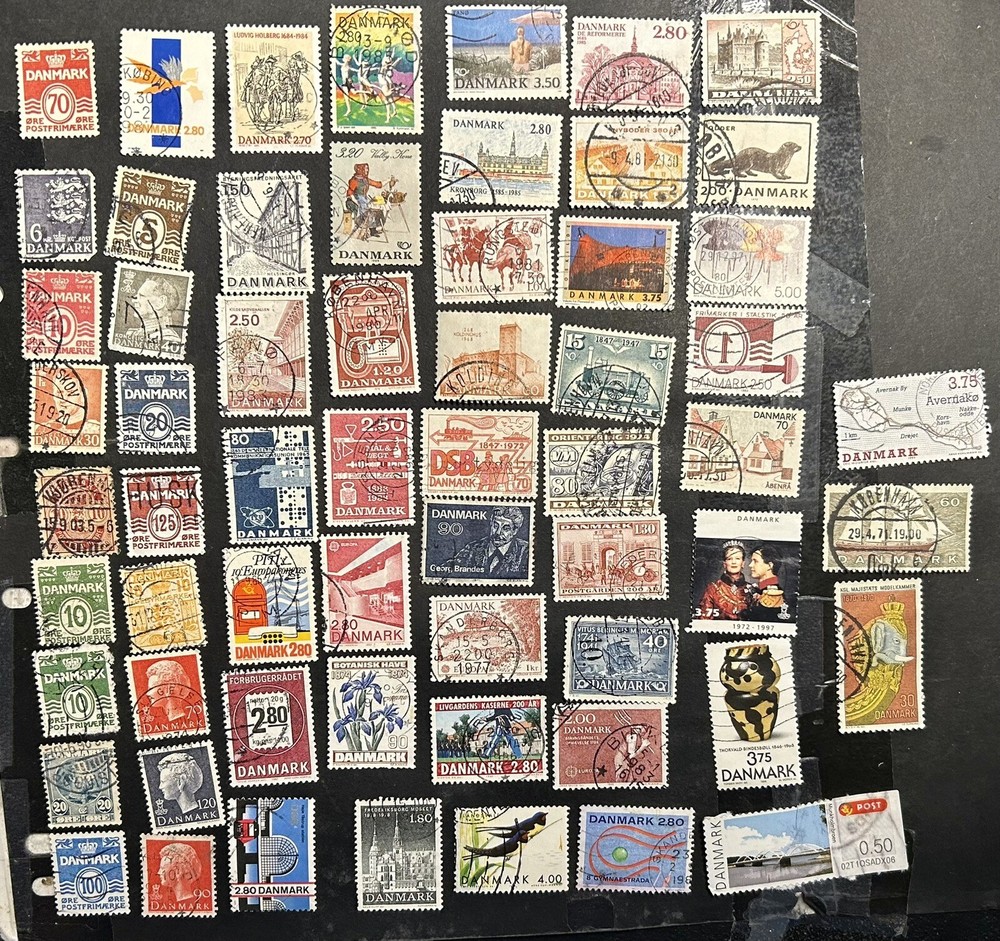 DENMARK 61 Diff Used Stamps