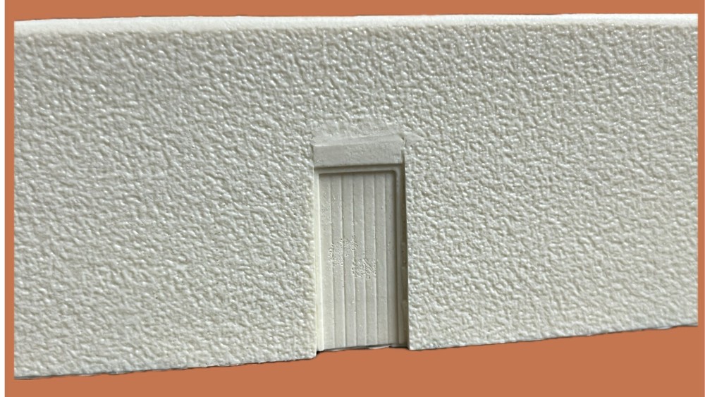 Compound Wall Main Gate and Doors 1/72 Scale (3pcs) Diorama, Gaming