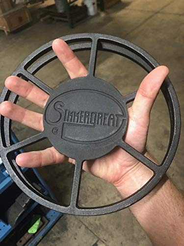 - CAST IRON COOKWARE, STOVE TOP HEAT DIFFUSER, TEMPERATURE CONTROL, PARTIAL F...