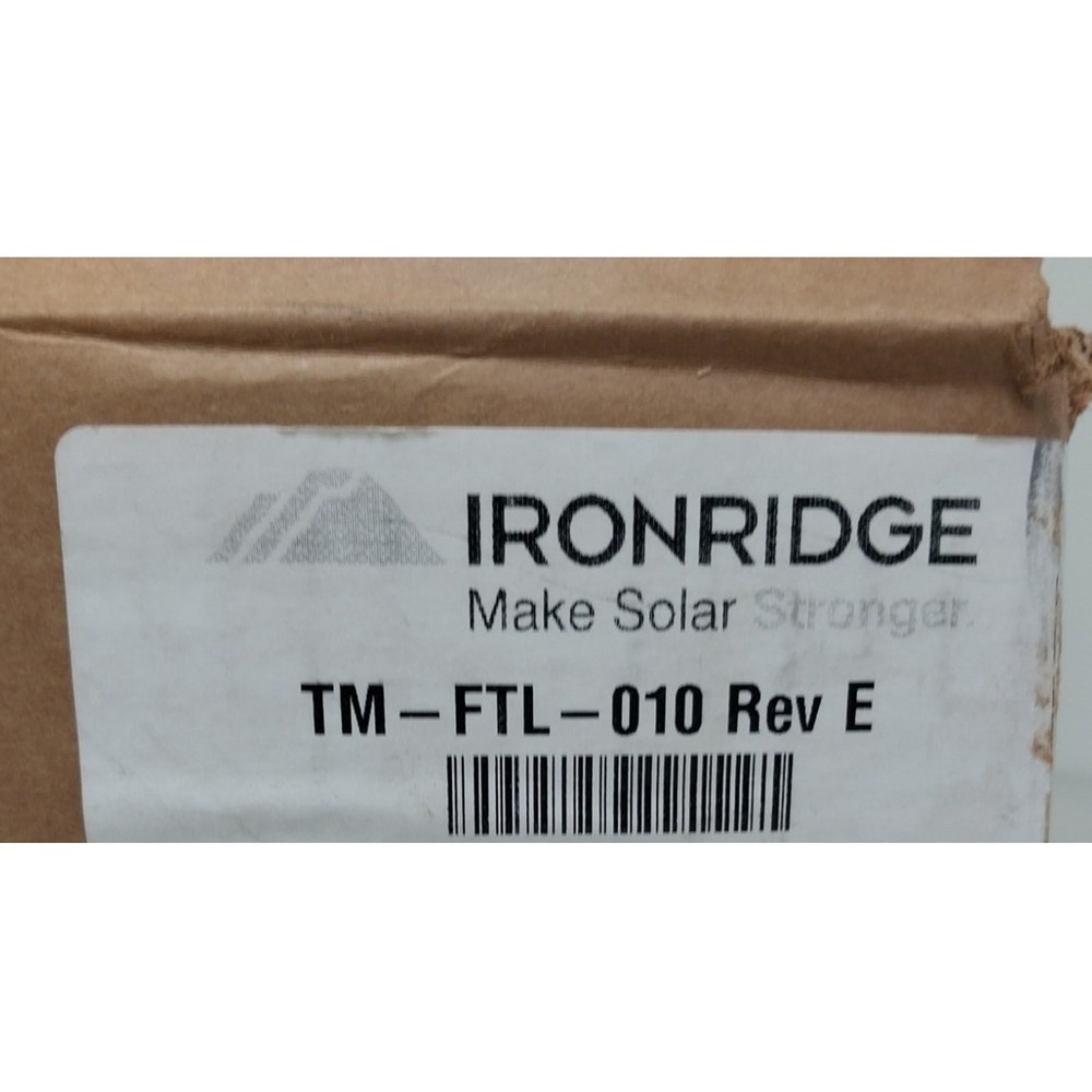 New Ironridge 10" Fixed Tilted Leg Solar Panel Module North Leg ONLY w Hardware
