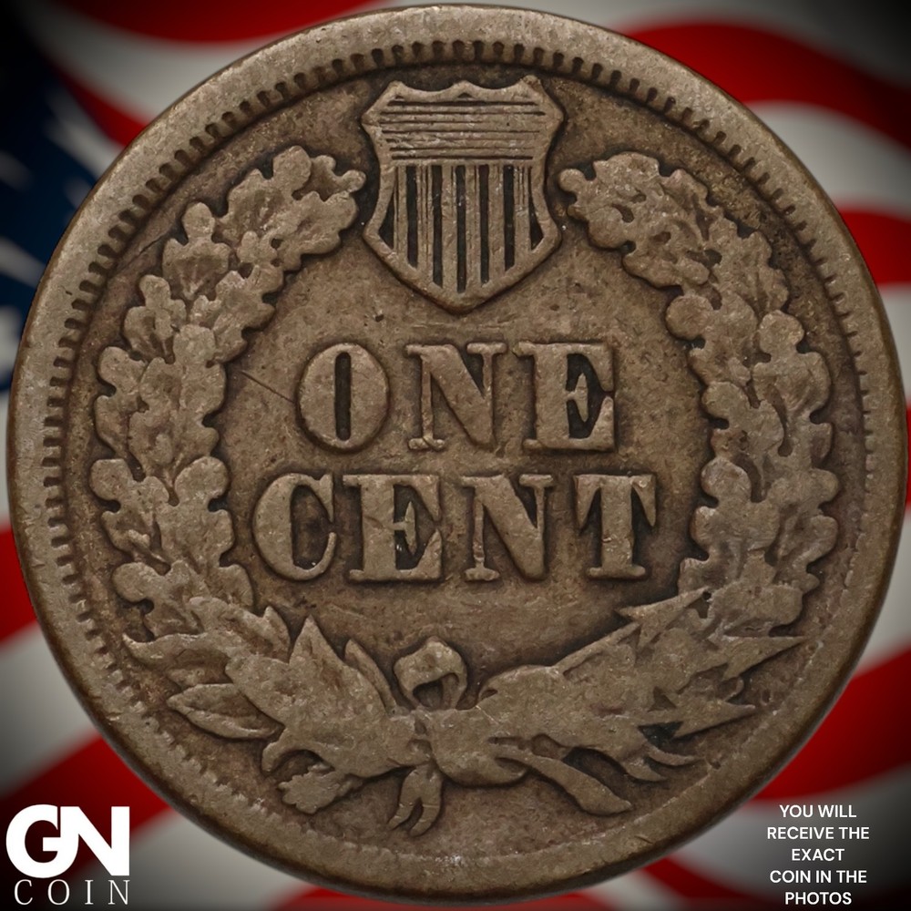 1863 Indian Head Cent Penny A7429