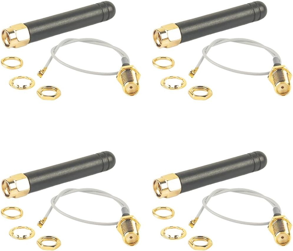 High-Performance 915MHz LoRa Antenna Set - 2dBi Gain for GPS Mesh Node