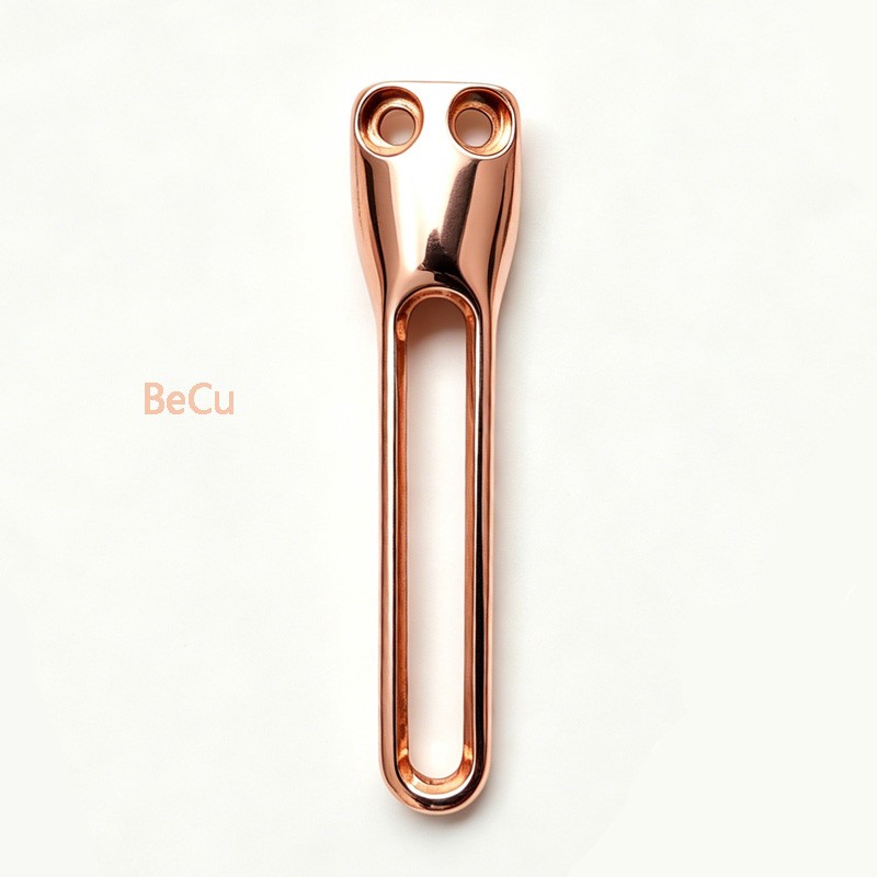 1PC. EDC Flashlight Clip BeCu Elephant Trunk Hollow Mirror Finish