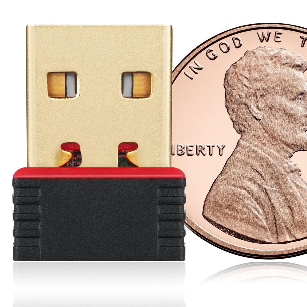 150Mbps Wireless N USB Nano WiFi Adapter for Raspberry Pi, Windows, Linux, Mac