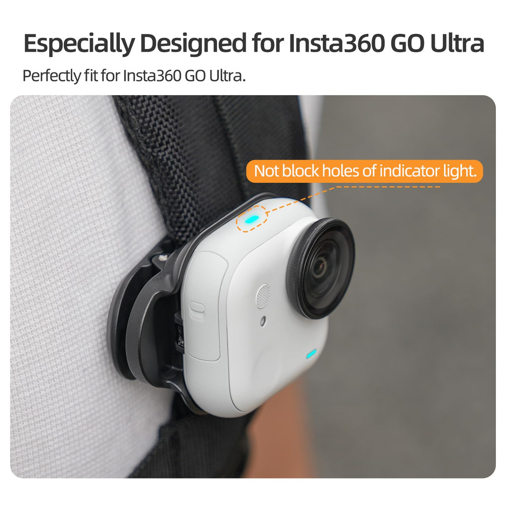 Magnetic Backpack Clip Mount for Insta360 GO Ultra Camera Holder
