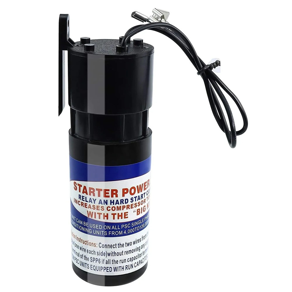 Supco SPP6 Solid State Relay Hard Start Capacitor 1/2-10HP Increases Torque 500%