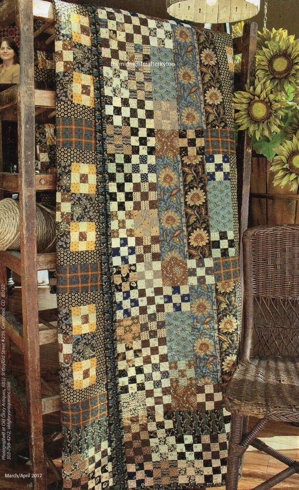 Sunny Nines Quilt Pattern Pieced SM