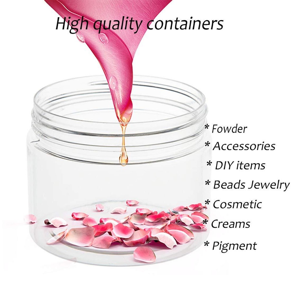 10 Gram Sample Containers 20 Count Cosmetic Containers with Lids Refillable E...