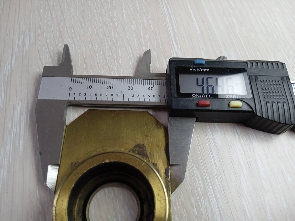 ANTIQUE BRASS COMPRESSORIUM SLIDE STAGE UK MICROSCOPE PART #0202