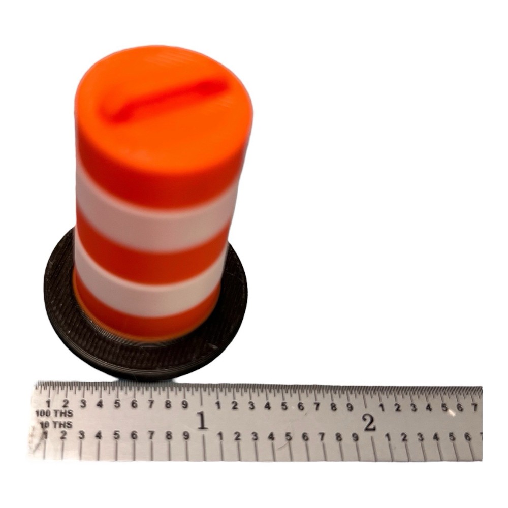 Trafic Safety Drum Scale Model 1/24 Scale "4 Pack"