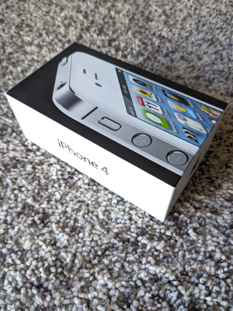 Apple iPhone 4 -  empty box only - pristine