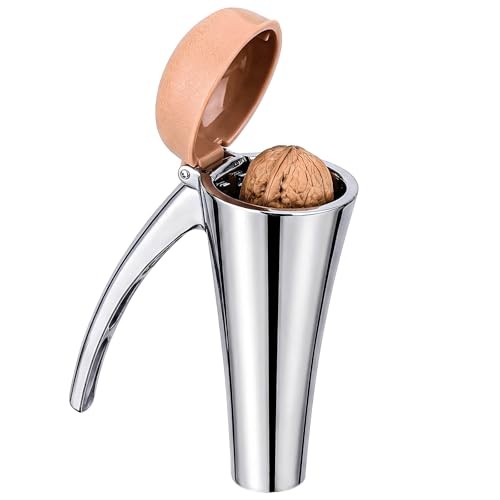 Nut Cracker Heavy Duty Nutcracker Tool with Splash-Proof Lid, Long Lever